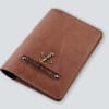 Buy Wanderlust Personalized Passport Cover - Tan