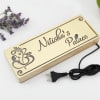 Shop Welcome Home - Personalized LED Name Plate