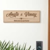 Buy Welcome Home - Personalized Wooden Name Plate