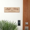 Welcome Home - Personalized Wooden Name Plate Online