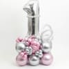 Whimsical Celebration - Balloon Arrangement - Pink And Silver Online