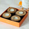 Buy Wooden Log Tea-light Candle Set