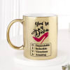 You're A Diva - Personalized Metallic Gold Mug Online