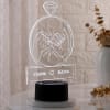 Gift Yours Forever Personalized LED Lamp - Black Base