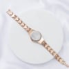 Gift Zodiac Brilliance - Personalized Women's Rose Gold Watch - Leo