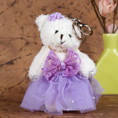 teddy keychain