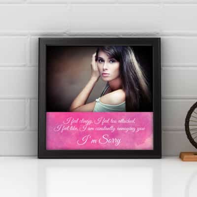 I Am Sorry To Annoy You Personalized Photo Frame Gift Send Home And Living Gifts Online J Igp Com