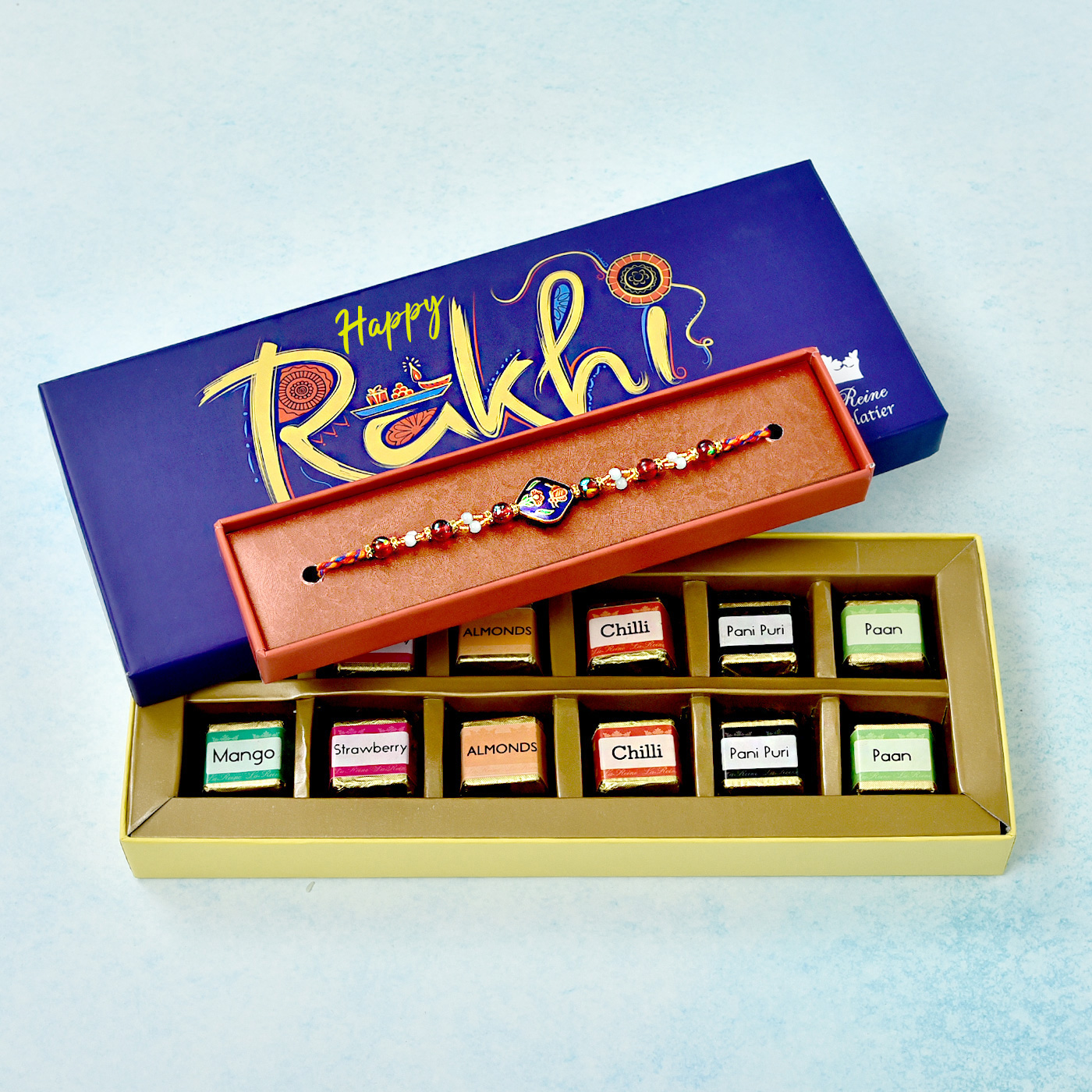 trendy-meenakari-and-beads-work-rakhi-with-assorted-chocolates